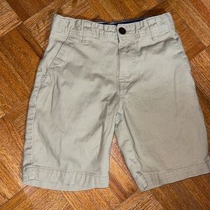 Wonder Nation size 8 khaki chino shorts adjustable waist